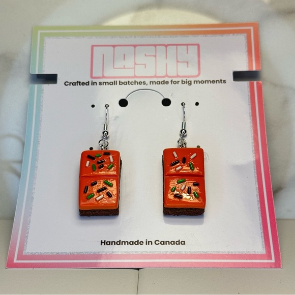 Halloween Cosmic Brownie - Handmade Earrings - Picture 4 of 6